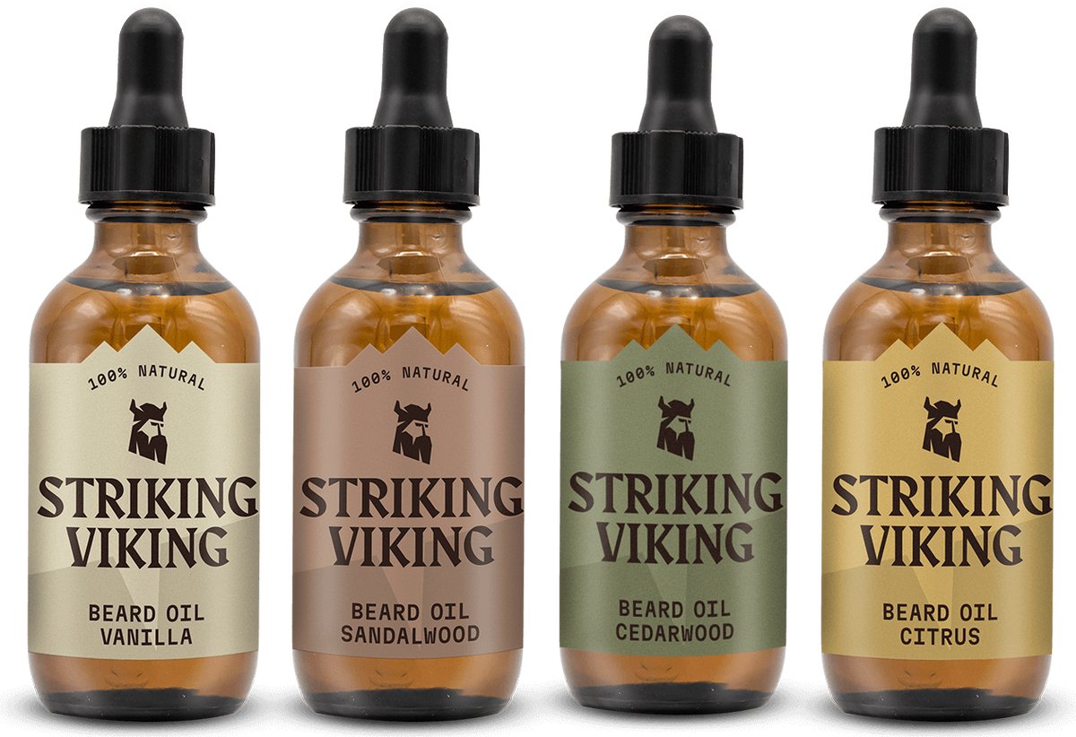 Baardolie Variatie - Set van 4
