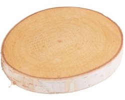Berkschijf rond 20 cm | natuurlijke houten decoratieschijf 100% natuurlijk