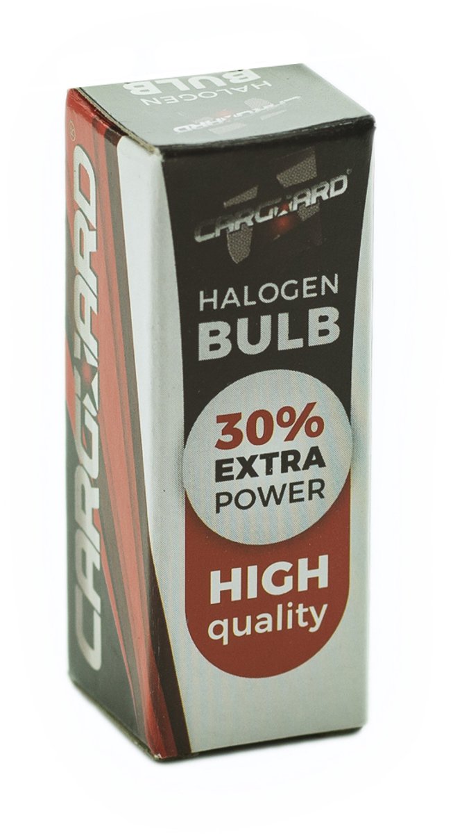 1x Halogeenlamp BHA051 H1 12V 55W - +30% Extra Helderheid - Lange Levensduur - voor Autolamp - Koplamp Autoverlichting [50737]