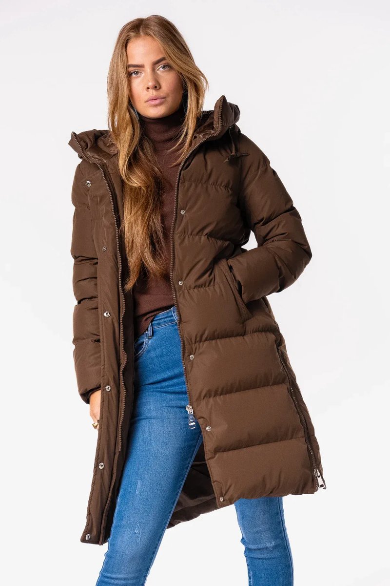 Getdrezzed Winterjas - Maat: XS - winterjas medium bruin