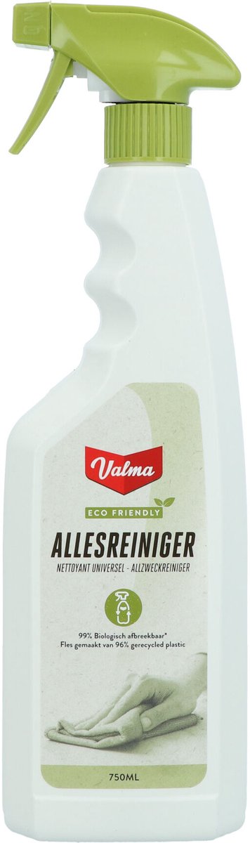 Valma ECO Friendly Allesreiniger Spray - Kant & klaar - Citrus/Eucalyptus geur - 750ml