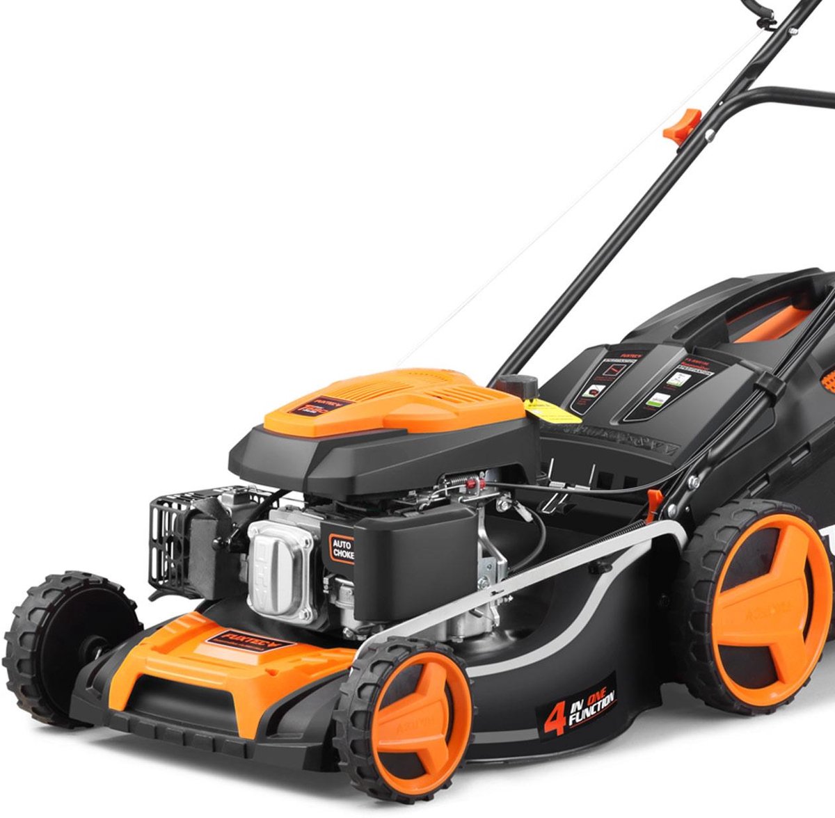 FUXTEC Grasmaaier Benzine - 51cm - Zelfrijdend / Zelftrekkend / Achterwielaandrijving - Mulchfunctie - Opvangbak 60L - FX-RM5196 – foto 7