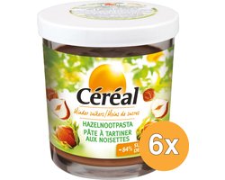 6x Céréal Hazelnootpasta suikervrij (200 gr)