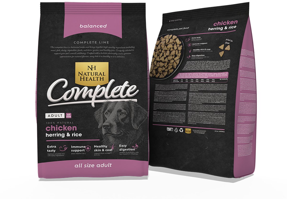 Natural Health hondenvoer Basic 5 Adult 2 kg - Hond