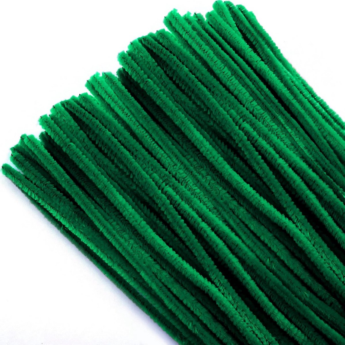 100 Stuks Groene Pijpenragers Knutseldraad 30cm voor Knutselen en Decoratie