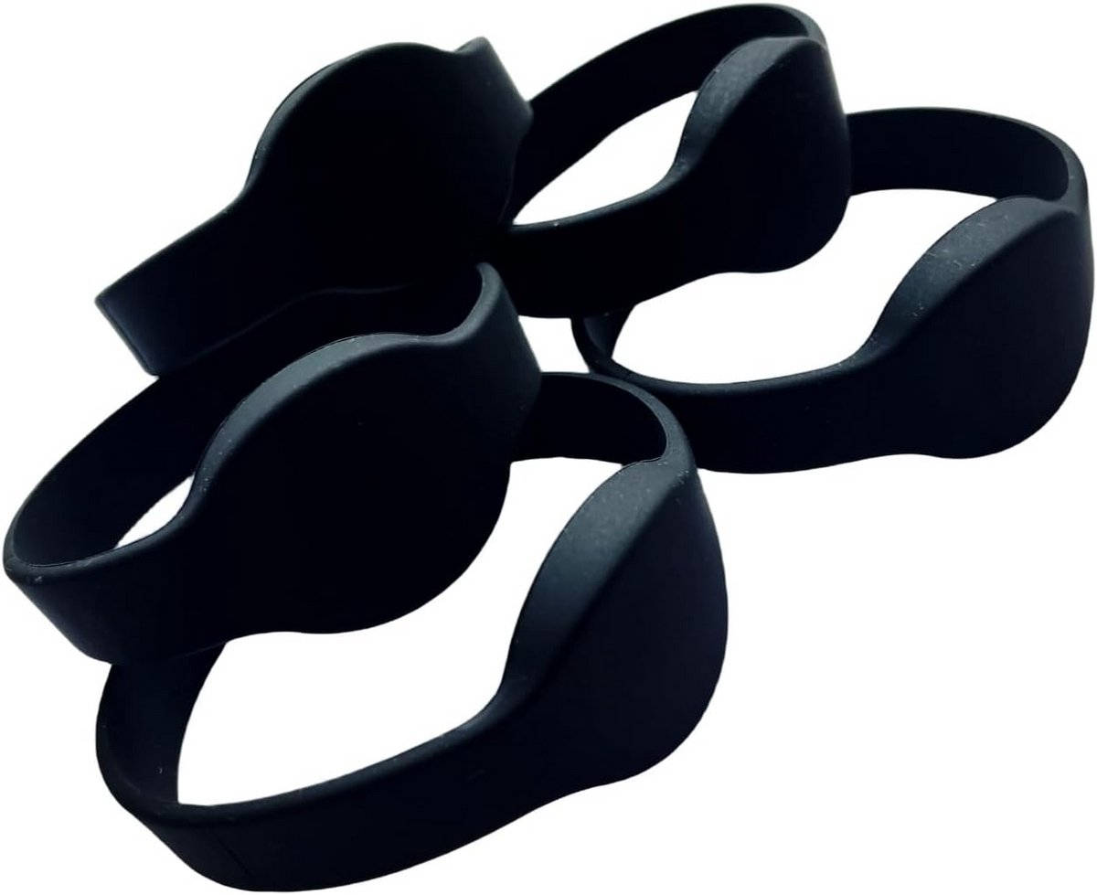5 stuks siliconen RFID polsbandjes 125 kHz toegangscontrole