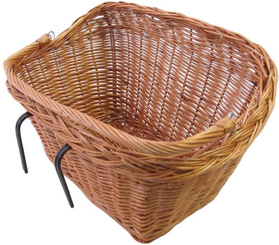 Basil Dublin Fietsmand - Voor of Achter - Inclusief Haken - Bruin van Basil — afbeelding 2