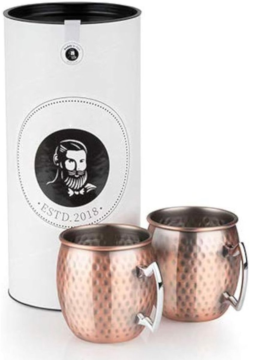 Moscow Mule Bekers - Cocktailglazen - Wit en Brons
