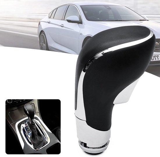 Universele Automatische Versnellingspook Knop Zwart/Zilver ABS Hoogte 10.5cm van universele — afbeelding 3