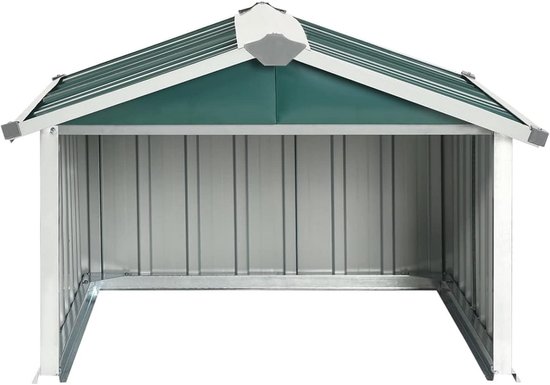 Robuuste Robotmaaier Garage en Tuinschuur van Verzinkt Staal - Groen — afbeelding 4
