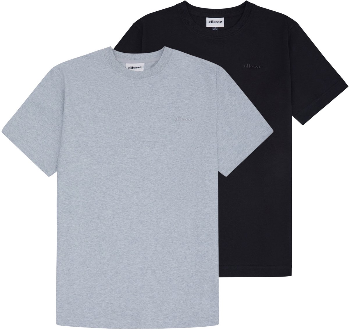 Ellesse T-shirt ACCIANO TEE 2P Set van 2 Zwart