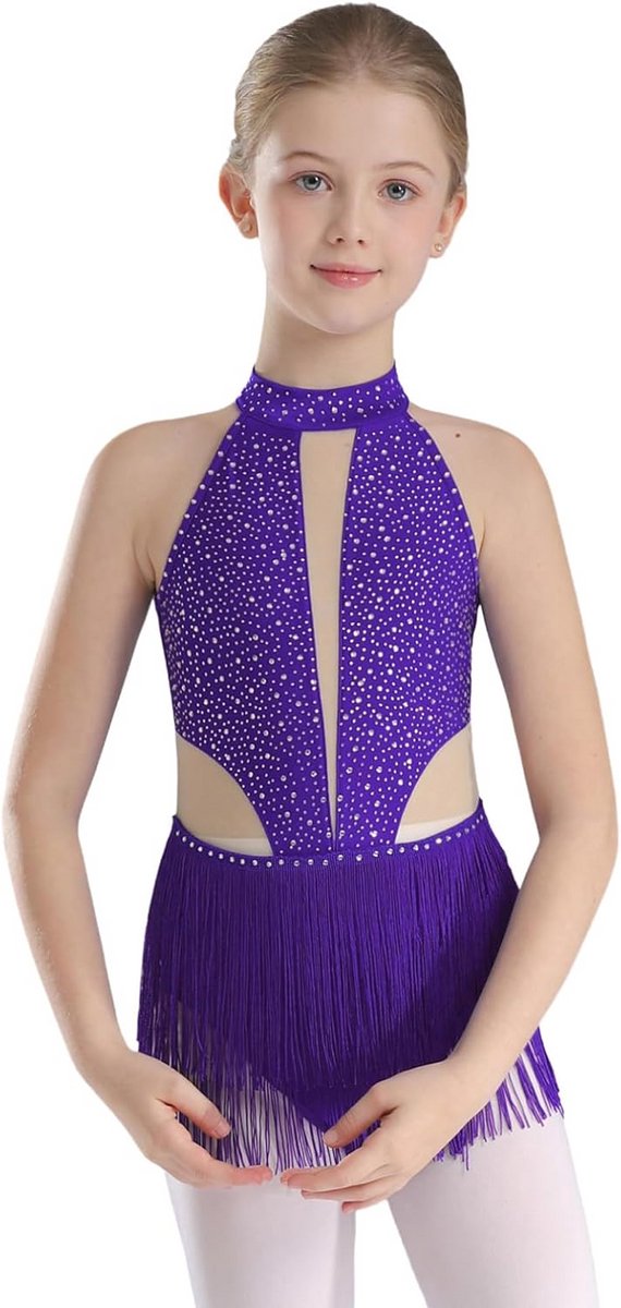 Glitter Turnpakje Meisjes voor Gymnastiek, Dans en Kunstschaatsen Glitter Turnpakje Meisjes voor Gymnastiek, Dans en Kunstschaatsen