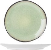 Cosy & Trendy Fez Green Dessertbord - Ø 22.5 cm - 6 Stuks