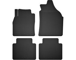 Wielganizator BasicProtect Serie - Rubber Auto Vloermatten - Renault Zoe (2013-) - 4 Stuks - Antislip