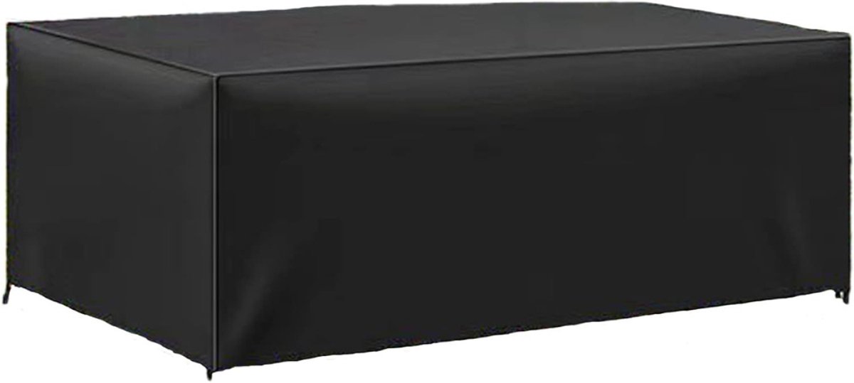Famanu Waterdichte tuinmeubelhoes voor grote loungesets - weerbestendige en scheurbestendige beschermhoes van 420D Oxford stof - geschikt voor alle seizoenen - 200 x 160 x 80 cm Zwart