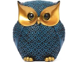 OUYLAF Uil decoratie - uil - uilen beeldjes - uil beeldje - uil decoratie beeldje - Resin Kunstwerk - Voor Woonkamer Slaapkamer Bureau