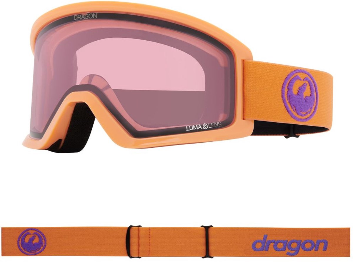 Dragon Alliance DX3 OTG Skibril - Apricot/Light Rose