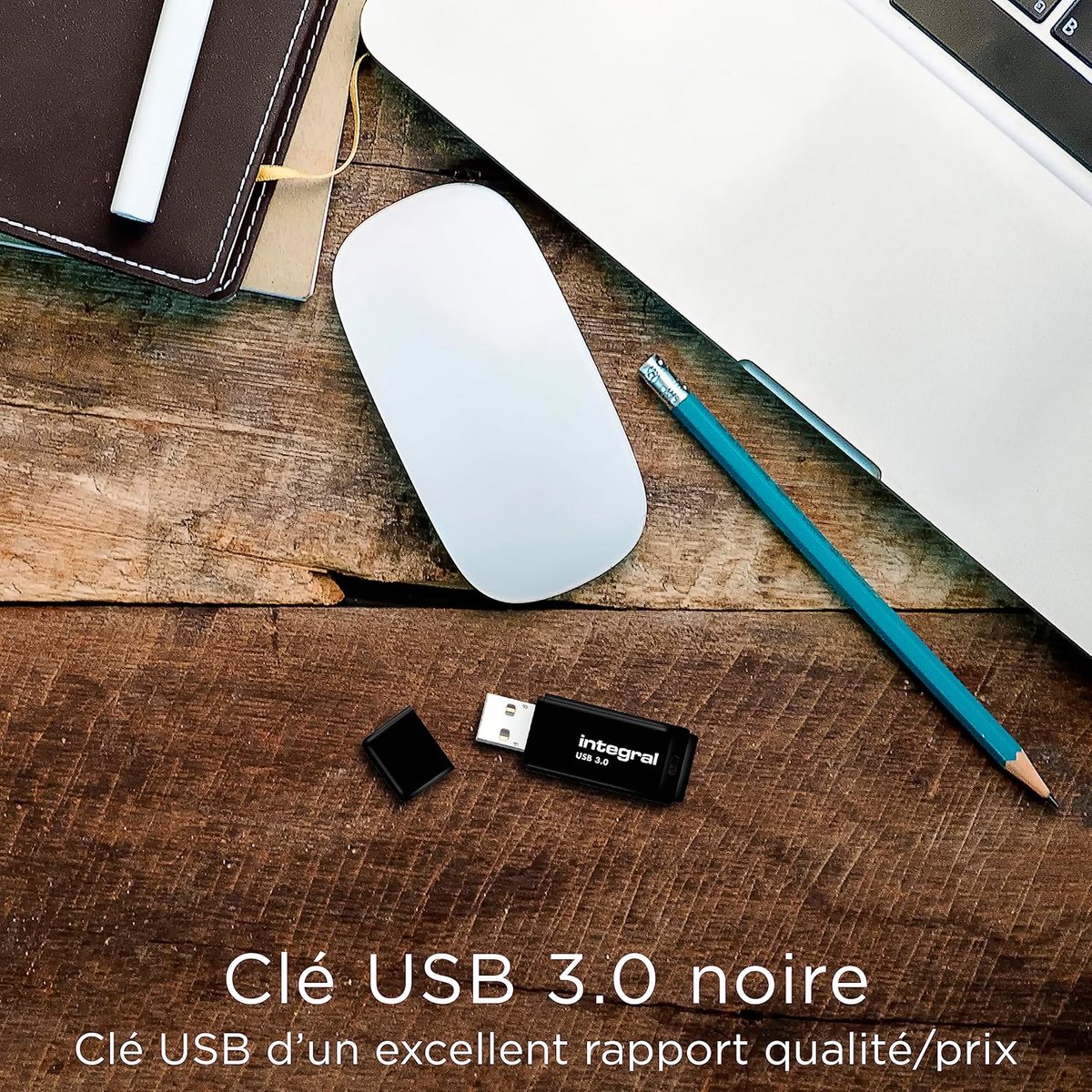 32 GB USB 3.0 Stick Zwart met Beschermdop - Hoge Snelheid Opslag