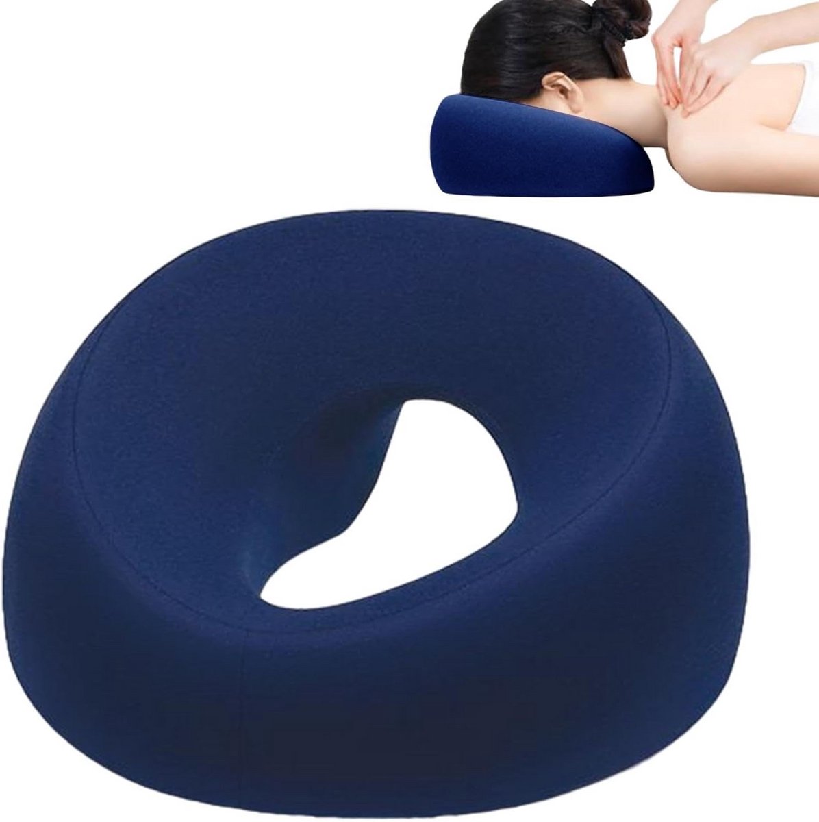 Ergonomisch Gezichtskussen voor Massage Tafel met Geuropening
