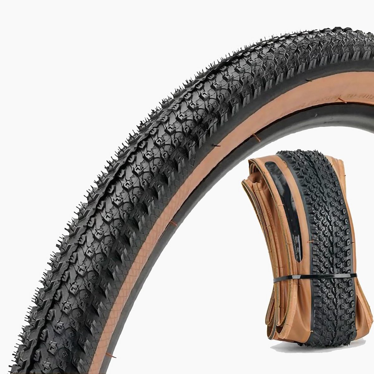 Set van 2 Opvouwbare Mountainbike Banden 26, 27.5 of 29 Inch - 60 TPI met Hoge Grip