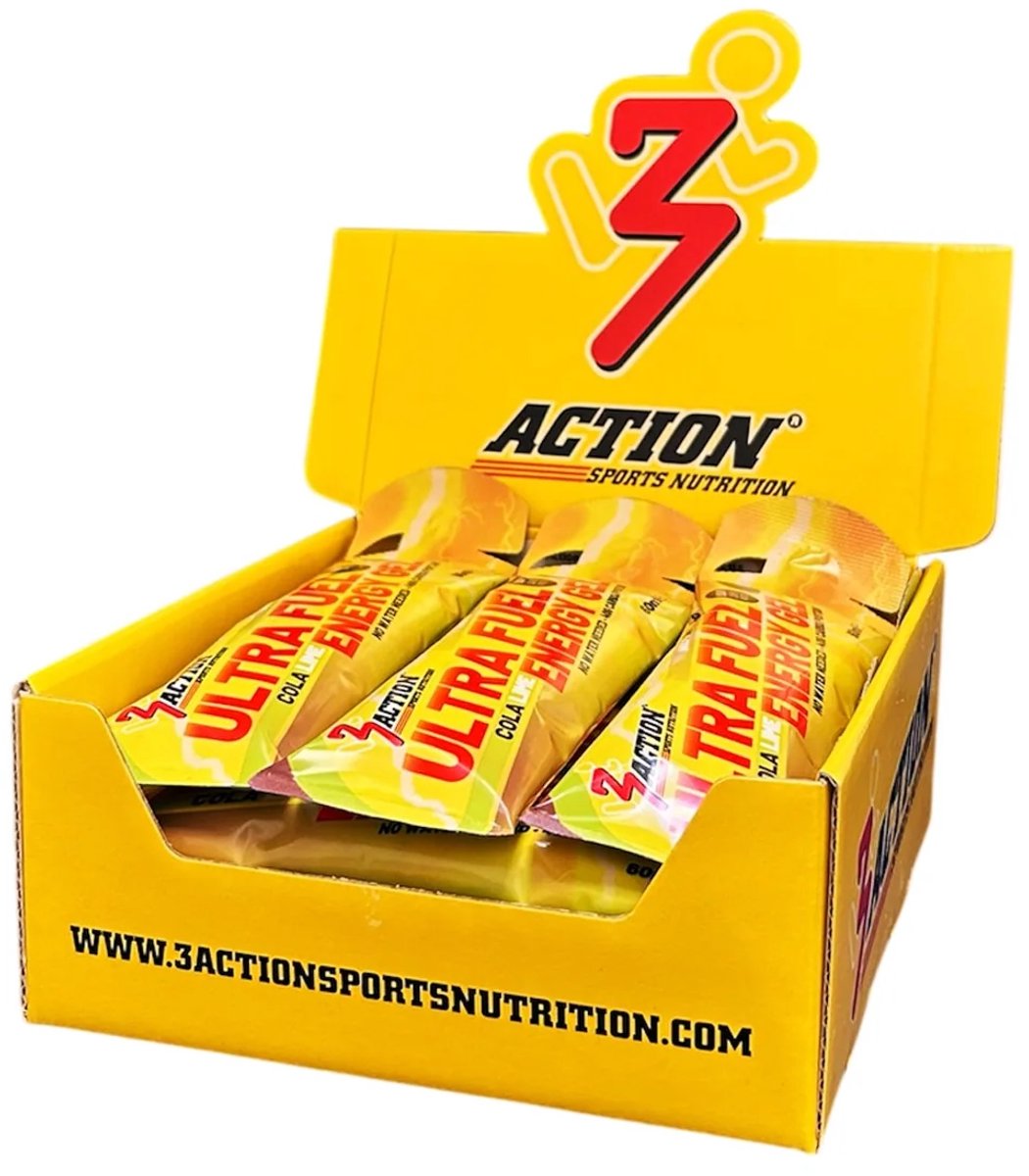 3Action Ultra Fuel Energy Gel Cola Lime 15 x 60ml