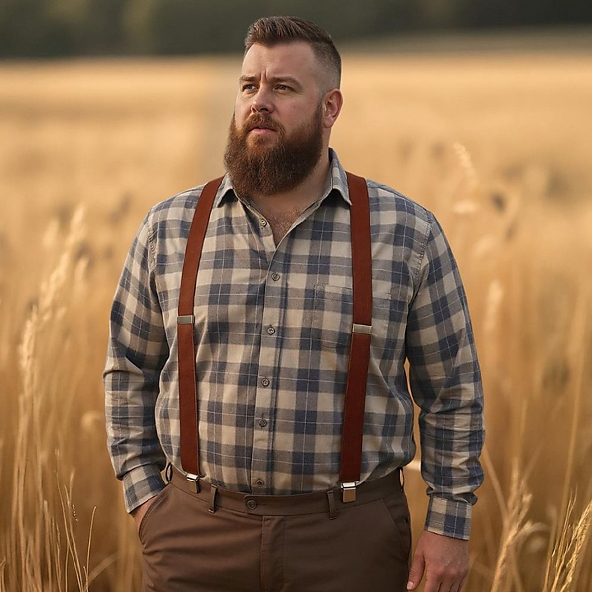 Sir Redman - Bretels - XL bretels roest - roestoranje
