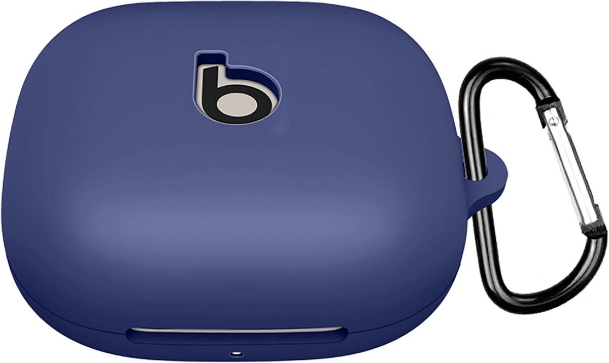 Siliconen Hoes voor Powerbeats Pro Oplader - Slagvast & Krasbestendig - Marineblauw