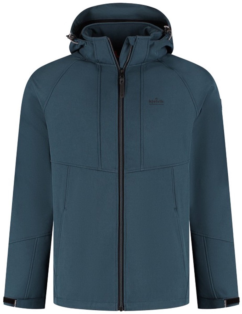 Kjelvik Jas - Rik - blue - softshell zomer - maat S