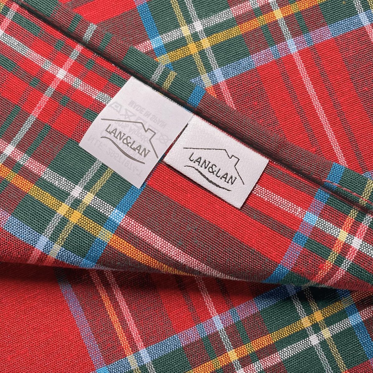 Kersttafelkleed Schotse Stijl Geruit voor Rechthoekige Tafels