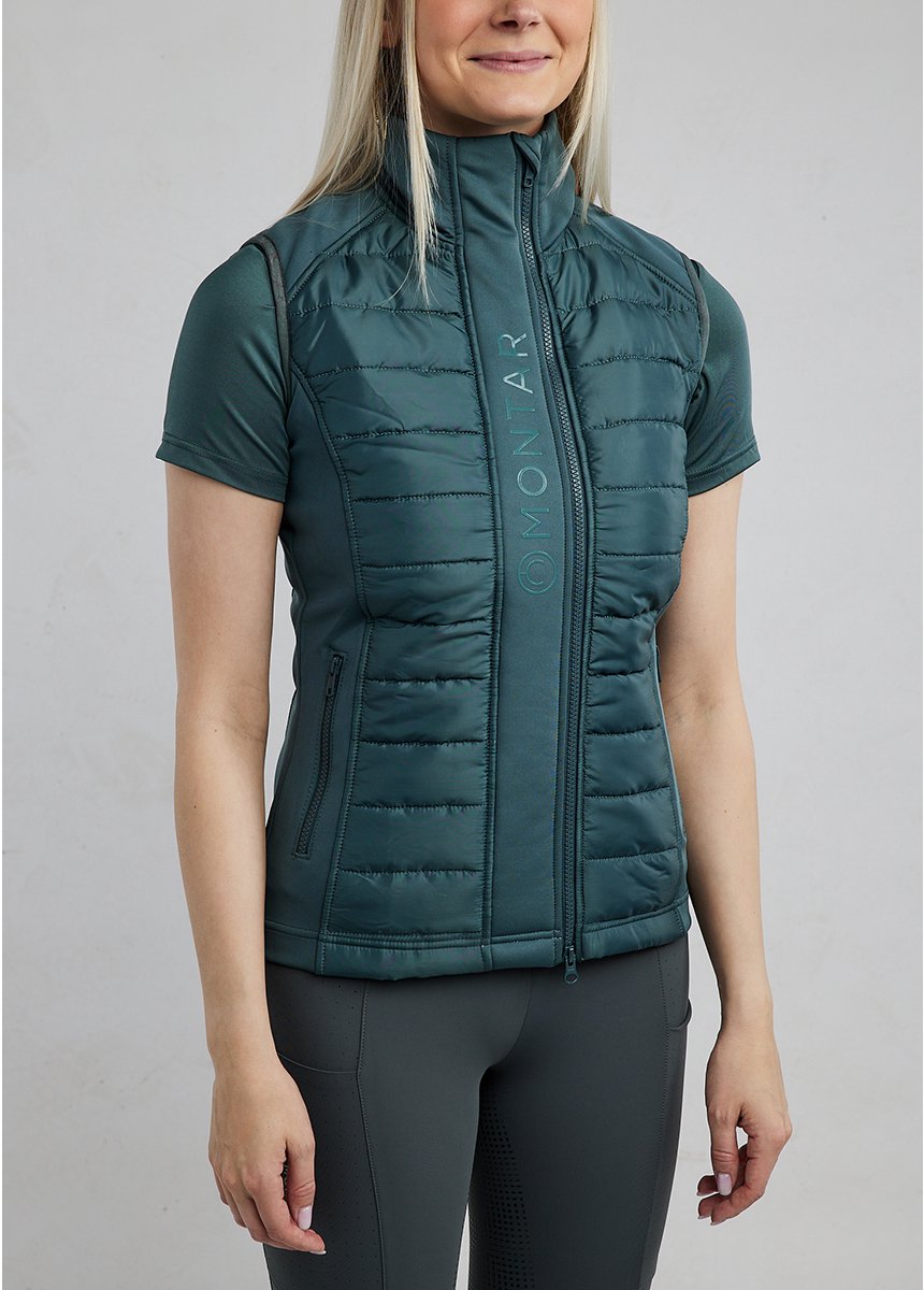 MONTAR MOEMMA BODYWARMER Donker Turquoise