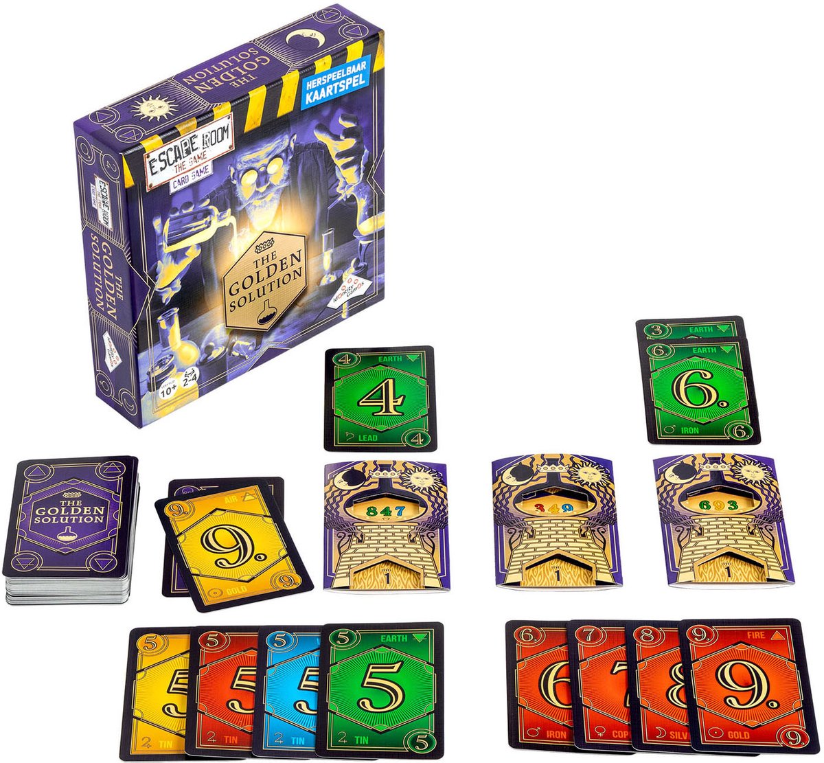 Escape Room The Game kaartspel The Golden Solution - Kaartspel - Herspeelbare escape room — afbeelding 3