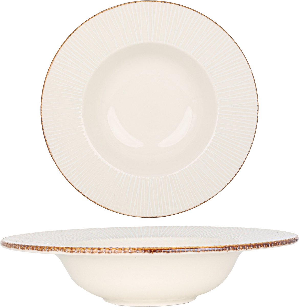 By Bone Pastabord - Grace - Porselein - 28 cm (480cc) - set van 2