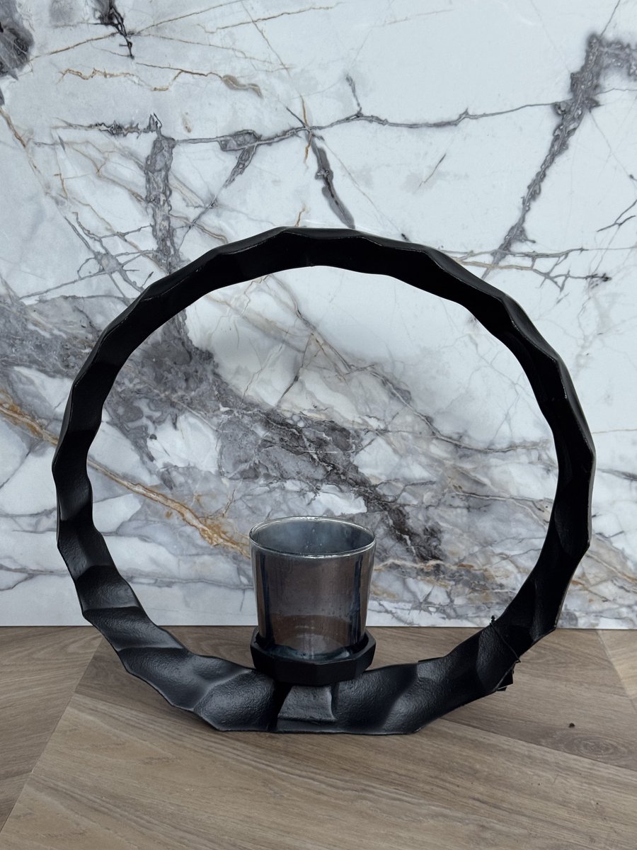 Hurricane w/grey luster glass ALU RAW/MATTBLACK 42x10x39