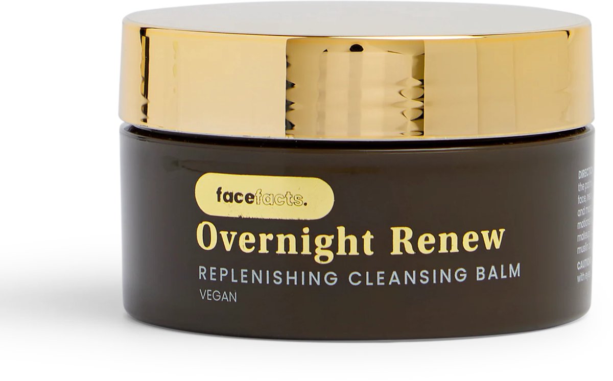 Face Facts | Overnight Renew - Replanishing Cleansing Balm - 70ml - Vegan
