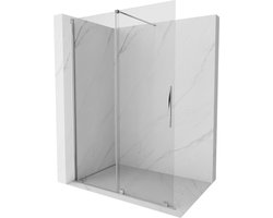 Mexen Velar schuifbare douchewand Walk-in 130 x 200 , transparant 8 mm, chroom - 871-130-000-03-01
