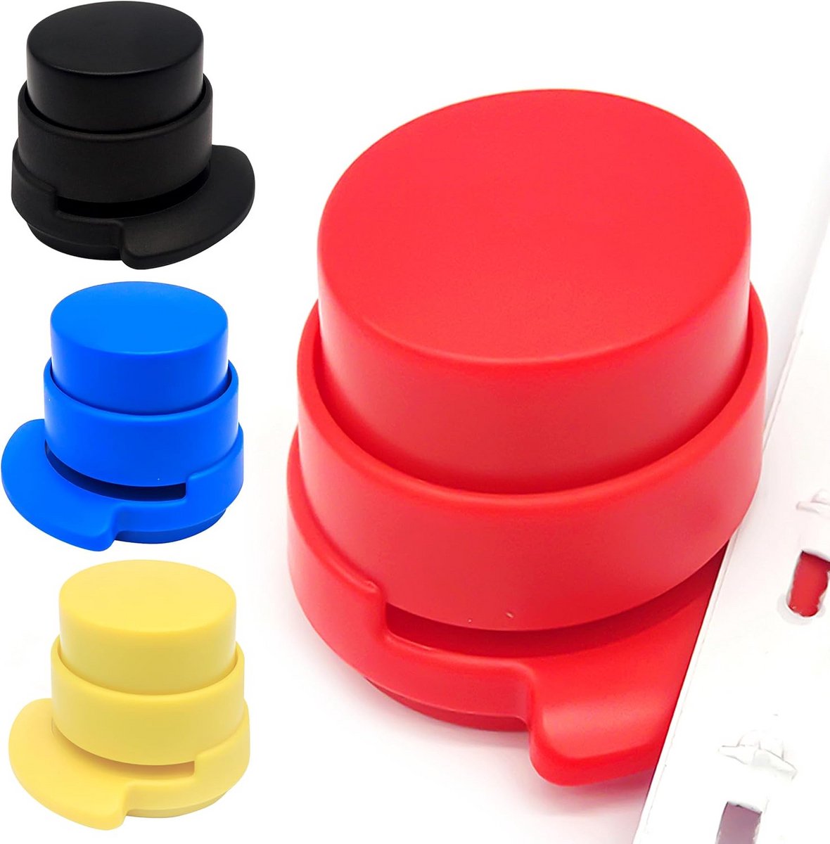Set van 4 Draadloze Mini Nietmachines voor Papier - Milieuvriendelijk en Compact