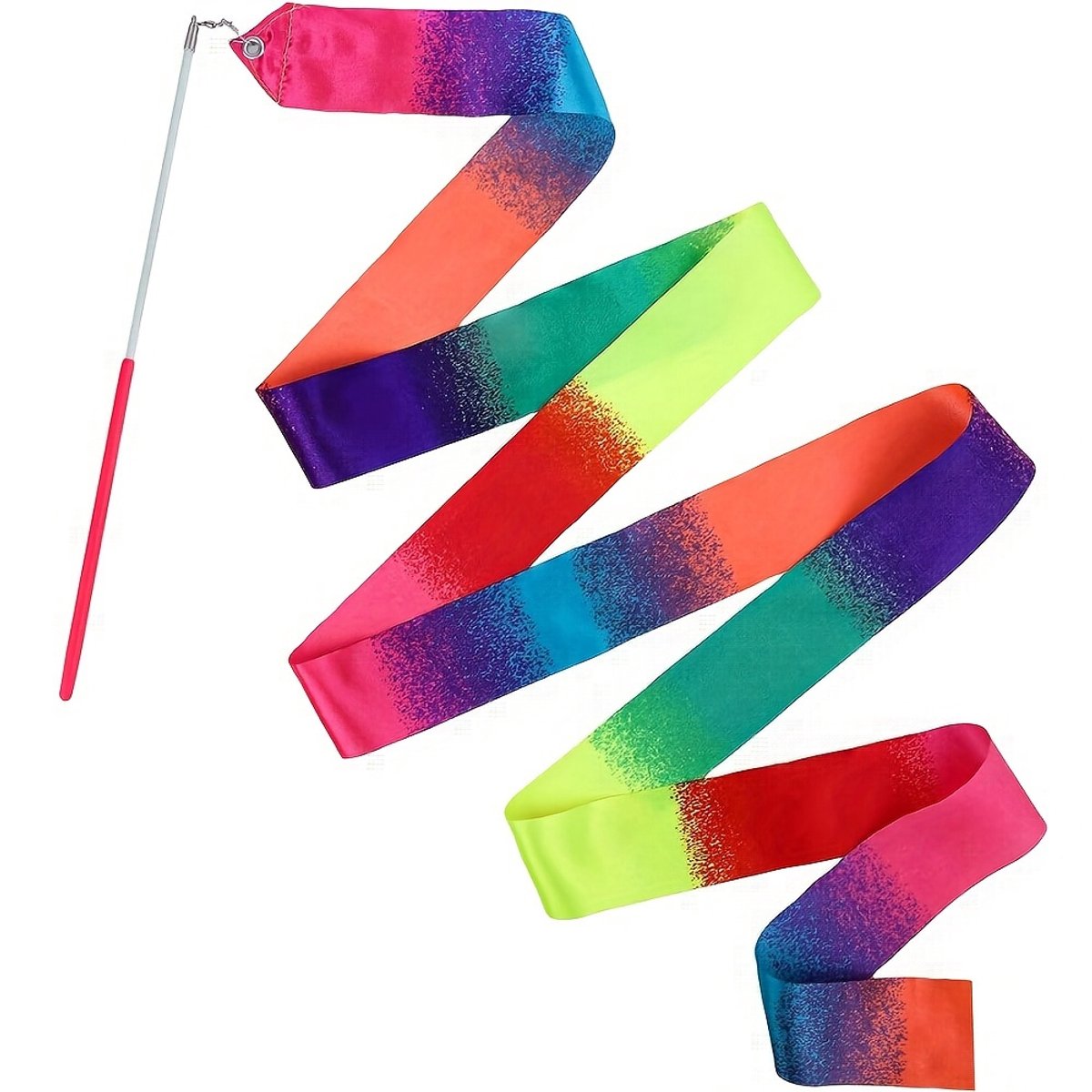 Livé® Ritmisch Gymnastiek Lint – 2m Kleurverloop Polyester
