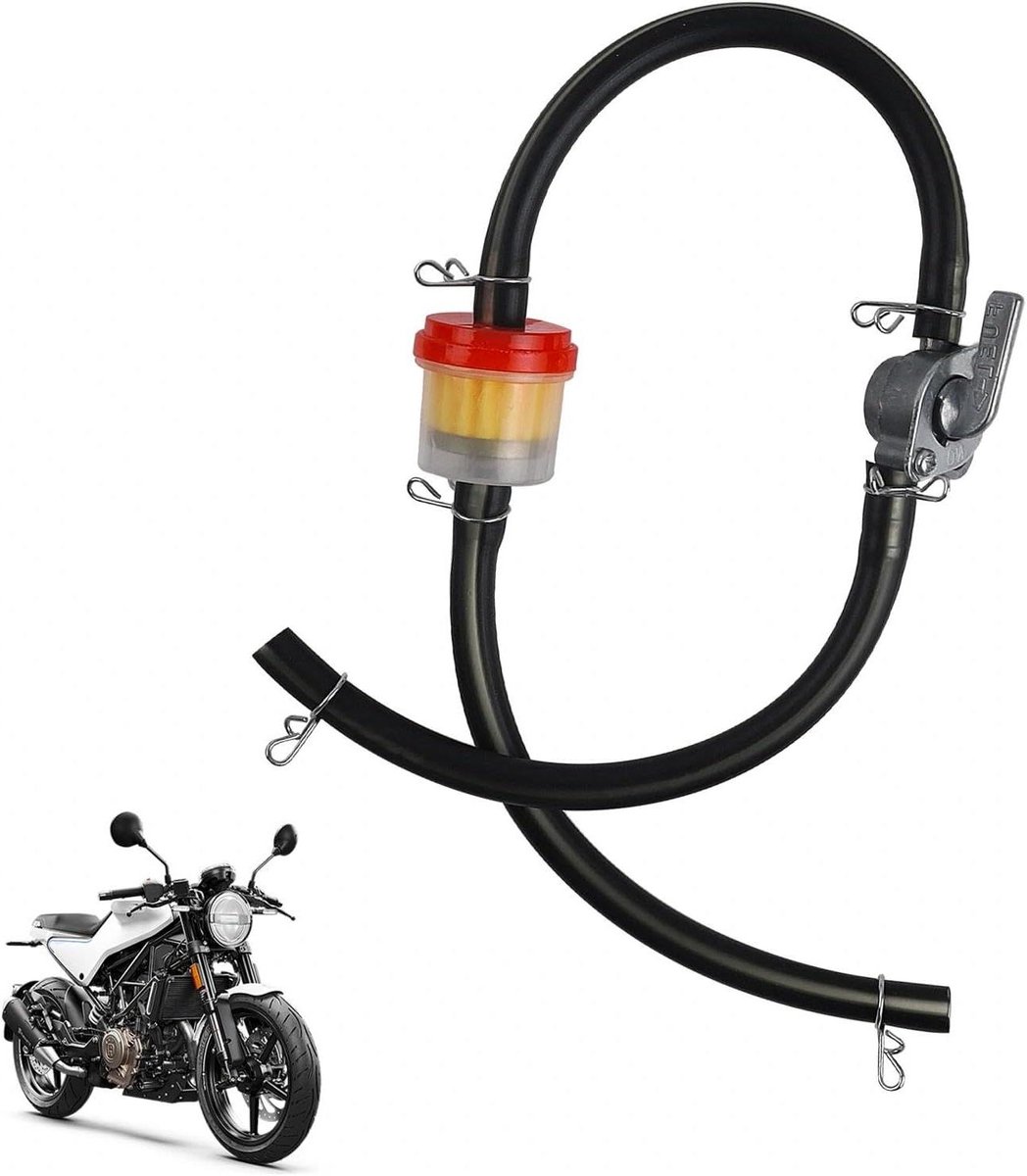 6 mm Benzineslangen set voor voertuigen - Brandstofslang met klem en filter