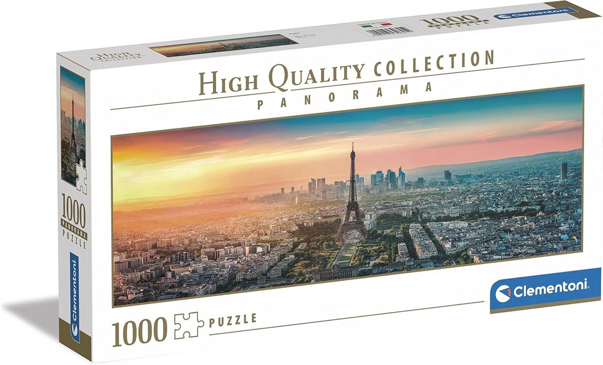 Puzzel 1000 Stukjes - Gedetailleerd Wimmelbeeld Parijs - Voor Volwassenen en 14+