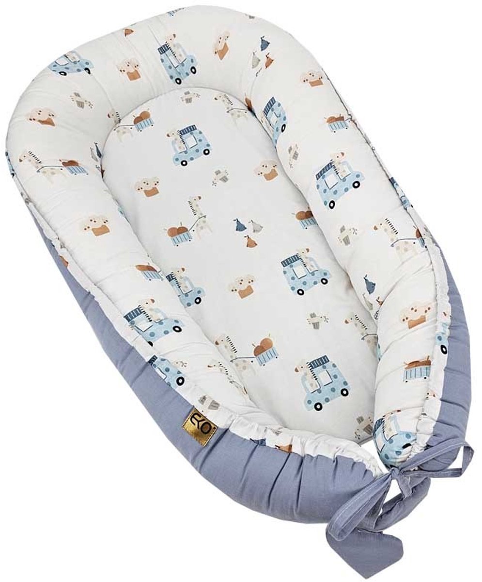 Cotton baby cocoon GIRAFFE