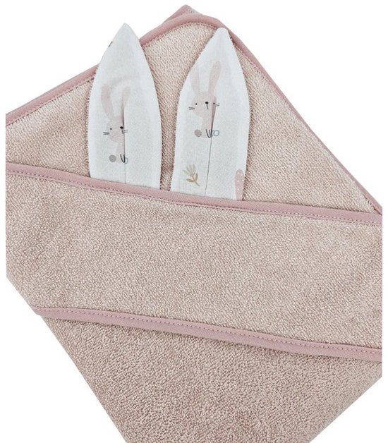 Cotton bathrobe BUNNY / Rose Pink | bol