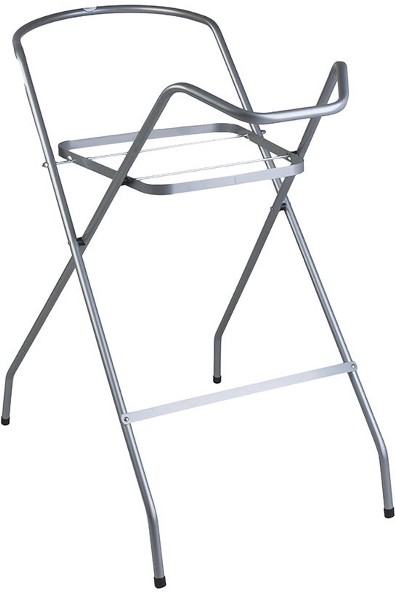TEGA - Steun- en oplegsteun - Bakhouder 86 cm grijs kunststof - badstandaard - opvouwbaar - badkameraccessoire - compacte steun - houder - steun - accessoire - bak