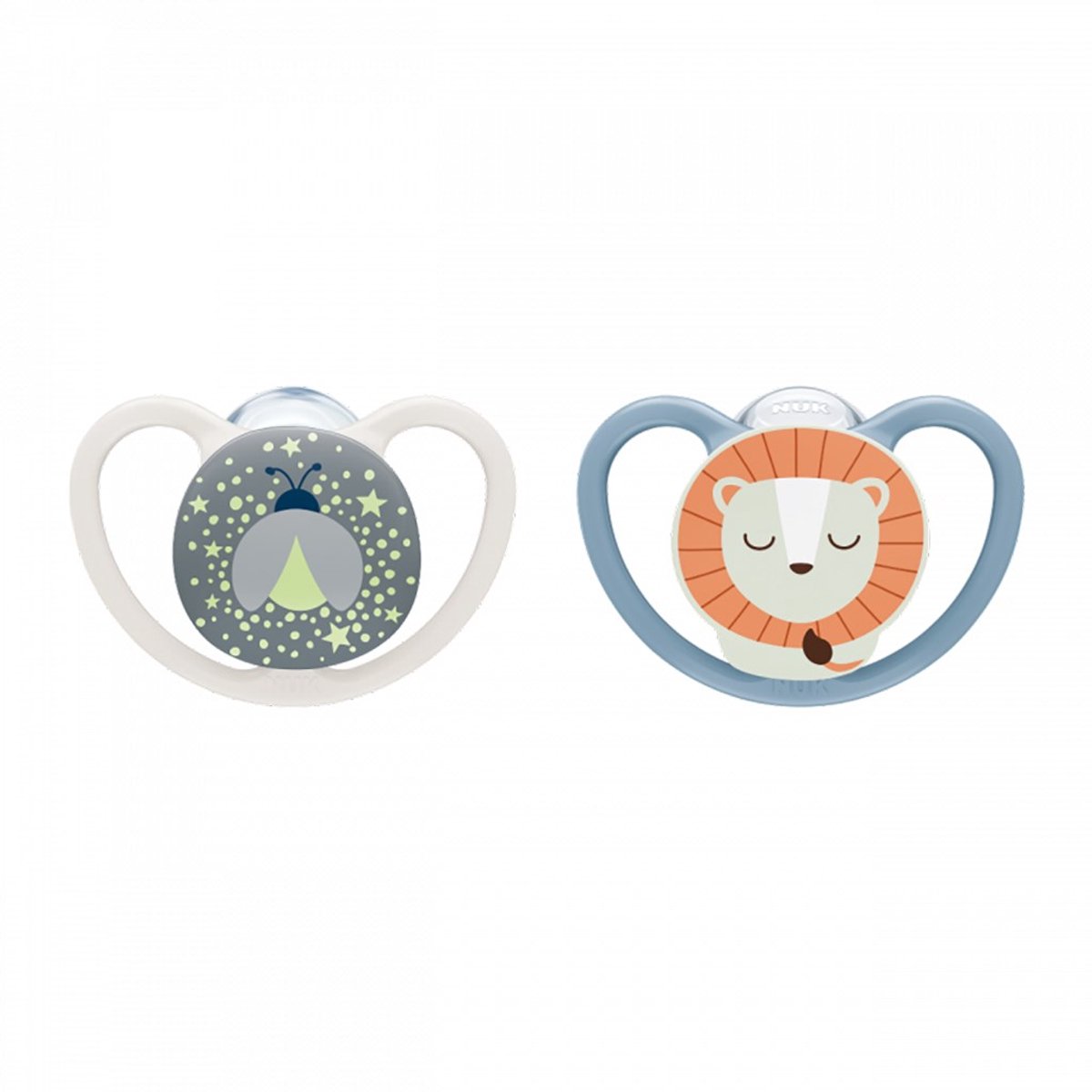 NUK Perfect Match Air Night fopspeen siliconen 6-18m 2st