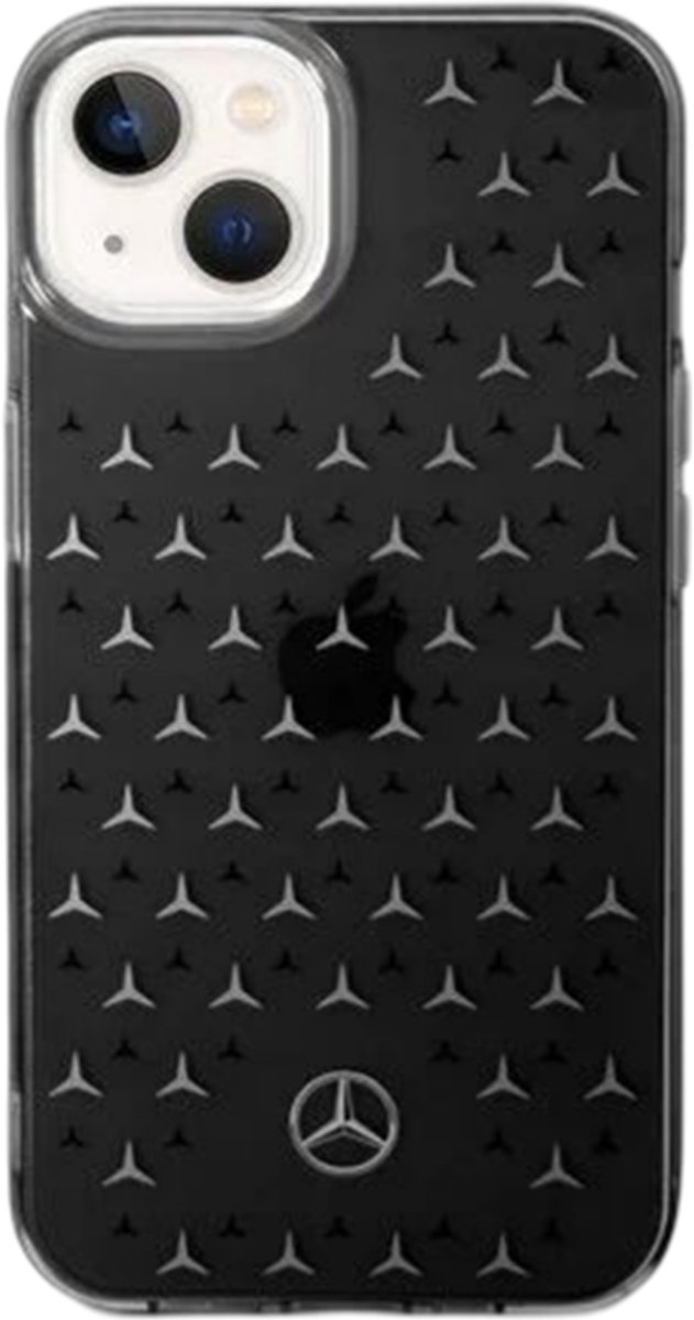 Budi, Coque pour Geschikt voor Apple iPhone 14 Antichocs Design Luxueux avec Motifs Logo, Zilver van Merkloos — afbeelding 3