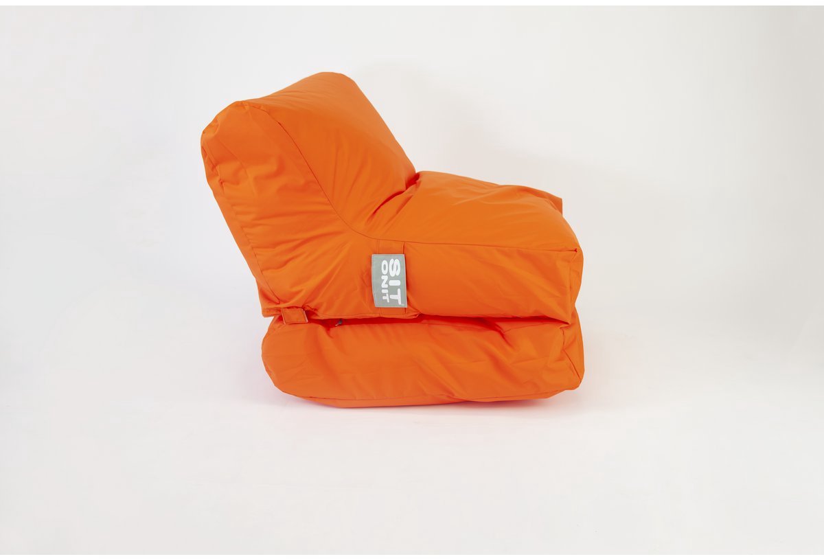 Sit On It Zitzakbed - Loungestoel - Buiten - Oranje - Weerbestendig en UV-bestendig - Lichtgewicht en Comfortabel