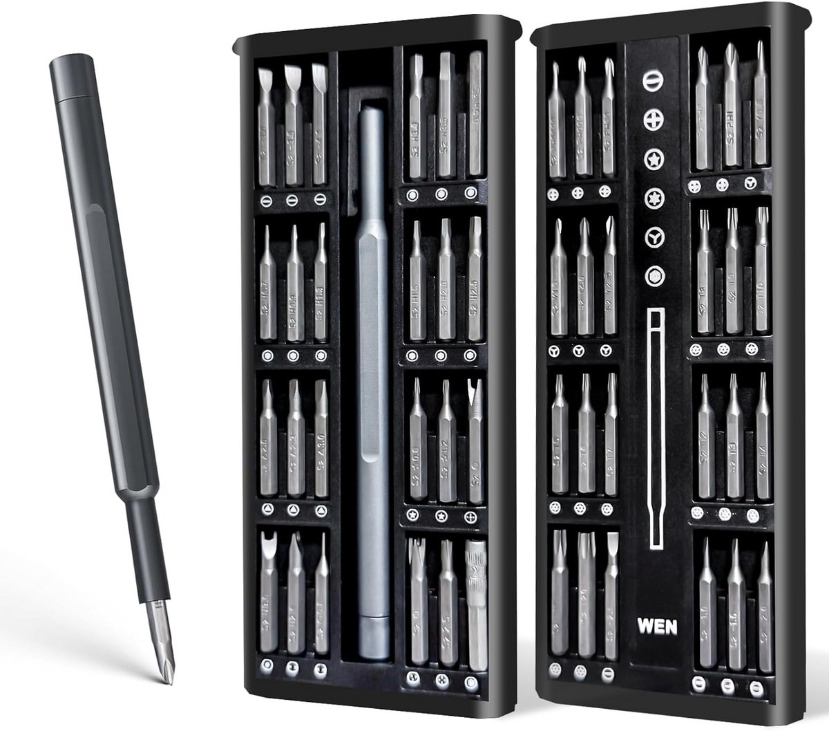 48-in-1 Precisie Schroevendraaierset - Dubbelkoppige Bits voor Elektronica Reparatie