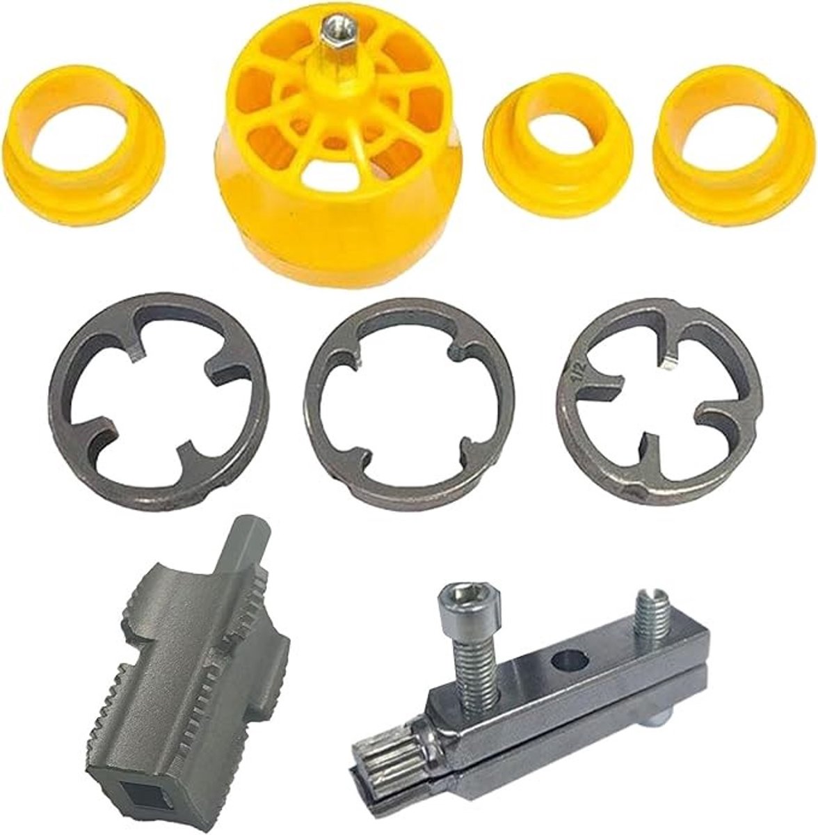 Stunq® PVC Pijpdraadmachine Set - Professioneel Sanitair Gereedschap voor Buisbewerking