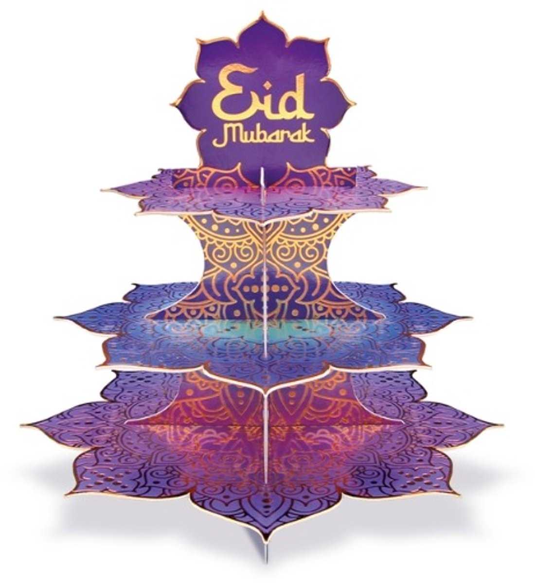 Etagere 3-laags Eid Mubarak