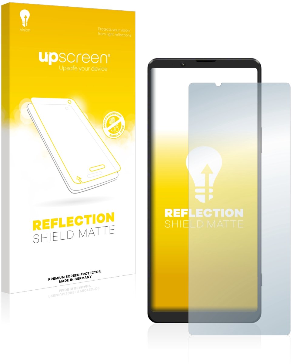 upscreen - Screenprotector voor Sony Xperia 1 III - Folie Beschermfolie anti glare matte