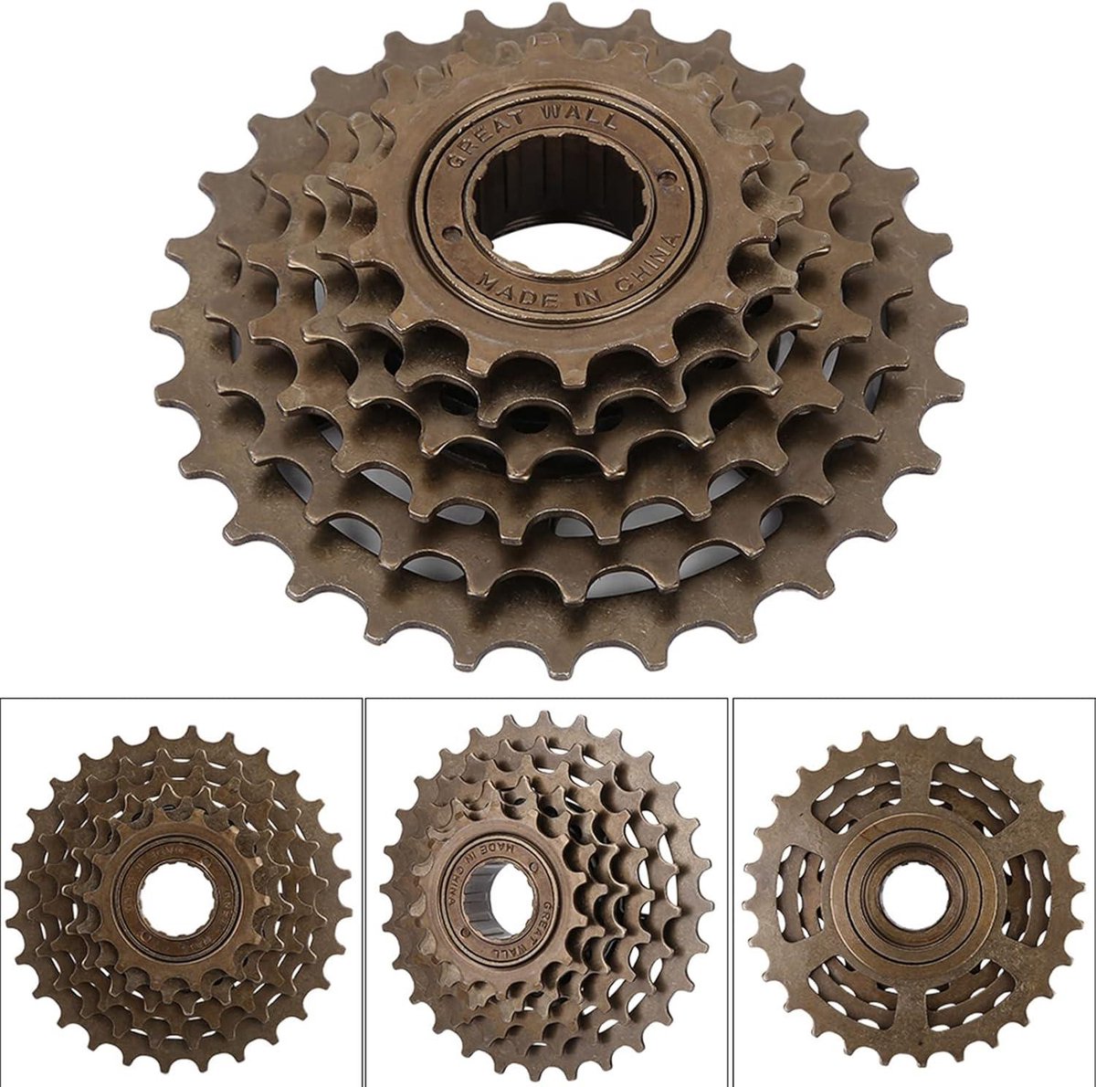 Oude titel: Fietscassette voor Mountainbike 12-speed Nieuwe titel: Allecto Fietscassette Mountainbike Freewheel 12-speed Compact Gear Ratio Smooth Shifting Geschikt voor 12-speed Mountainbikes Zwart